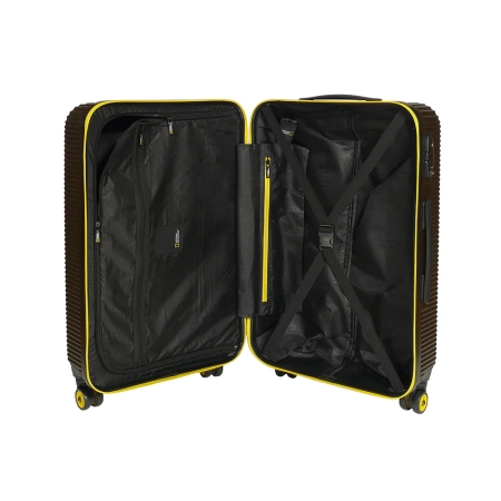 Średnia walizka National Geographic Abroad khaki 65l